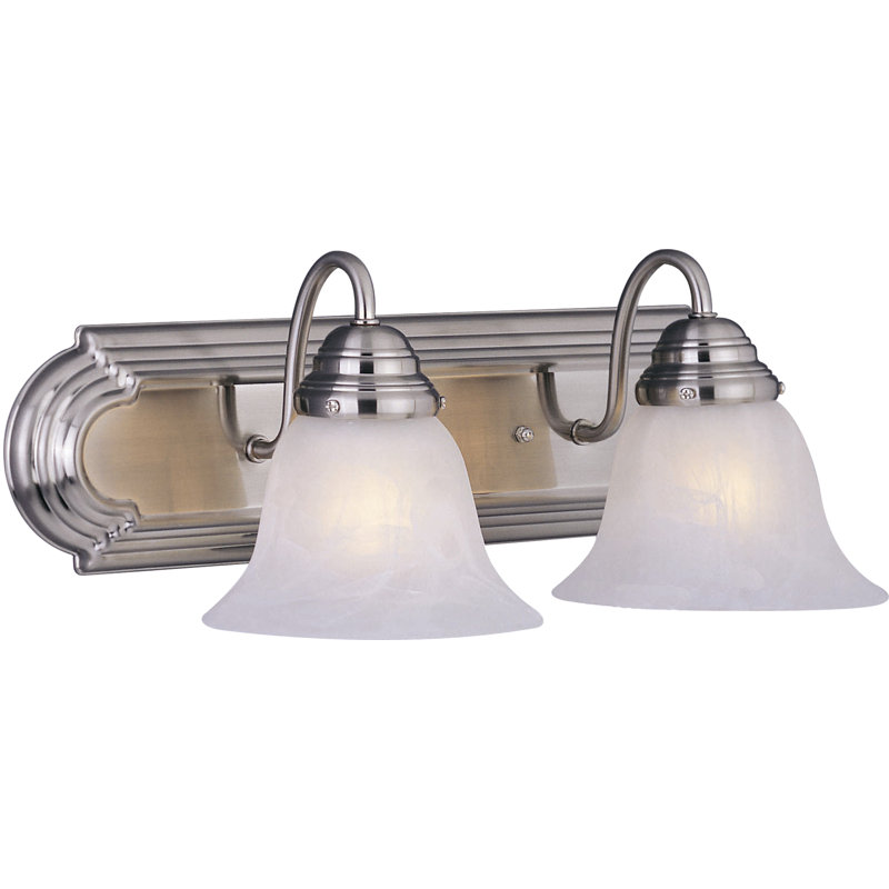 Carder 2 - Light Dimmable Vanity Light, Marble, Marble/Polished Chrome