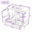 Meuble-lavabo autoportant moderne avec lavabo en céramique lisse, porte à fermeture en douceur et rangement polyvalent-1432126923
