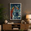Tiger In Shadow Modern - Print-136793139-136793138