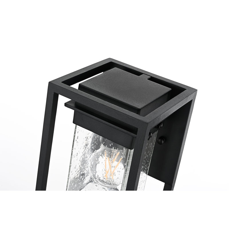 Hodson 6 Inch Outdoor Wall Sconce in Black