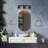 3-Light Modern Black Vanity Light With Bathroom Accessories
