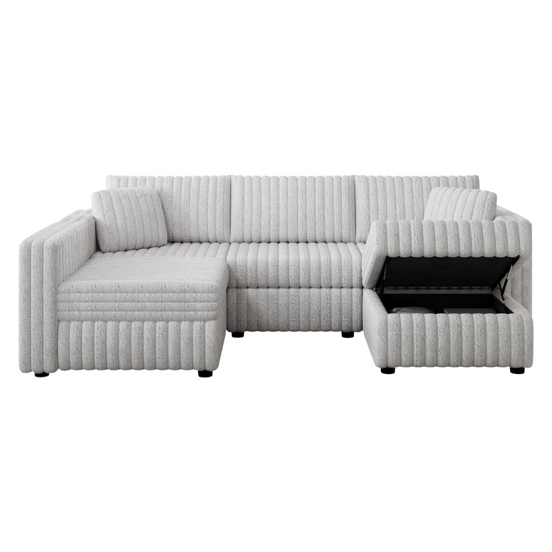 Canapé moelleux Soft Rabbit, 4, Gris