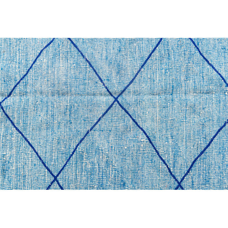 Tapis bleu 5 x 8 Parra