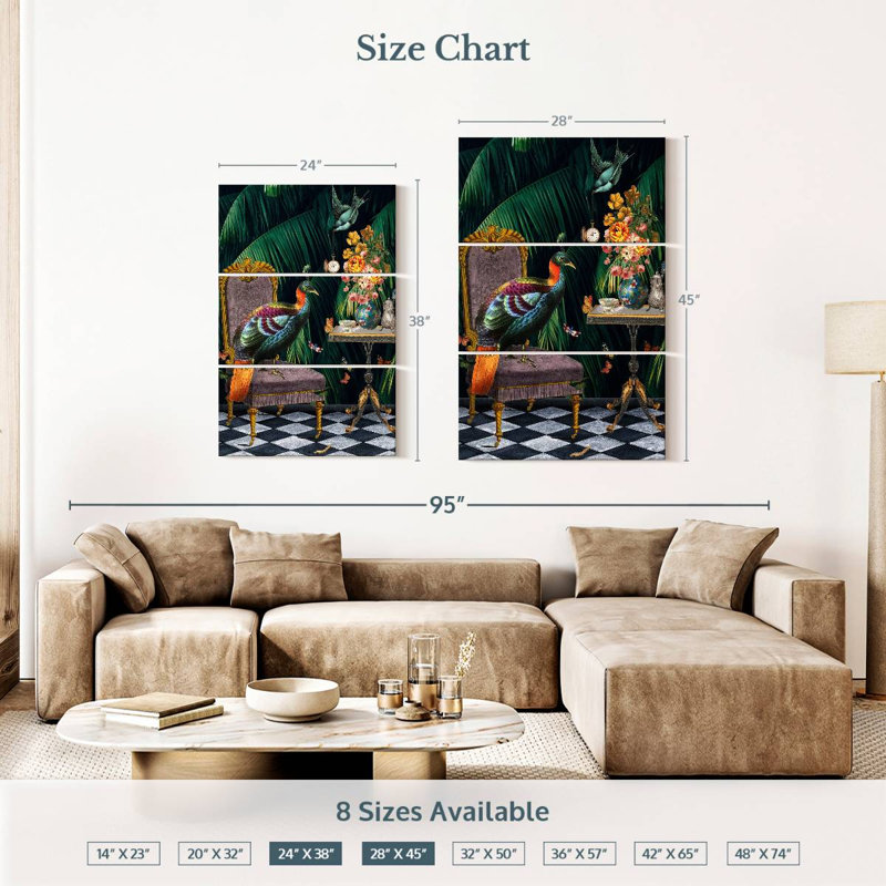 Brampt Tea Time, 38'' H X 24'' W