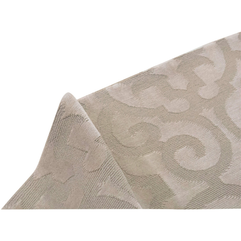 Hand Knotted Area Rug in Dove