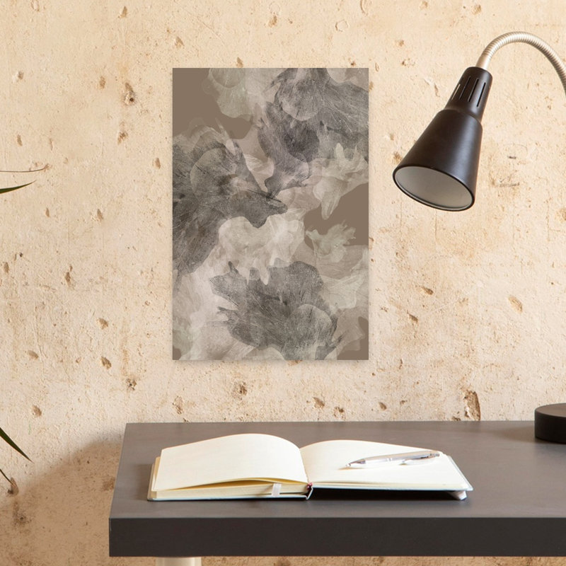 «Earthy Floral Abstraction Abstract Organic Serene Landscape Nature», reproduction d'art murale, 18" H x 12" W