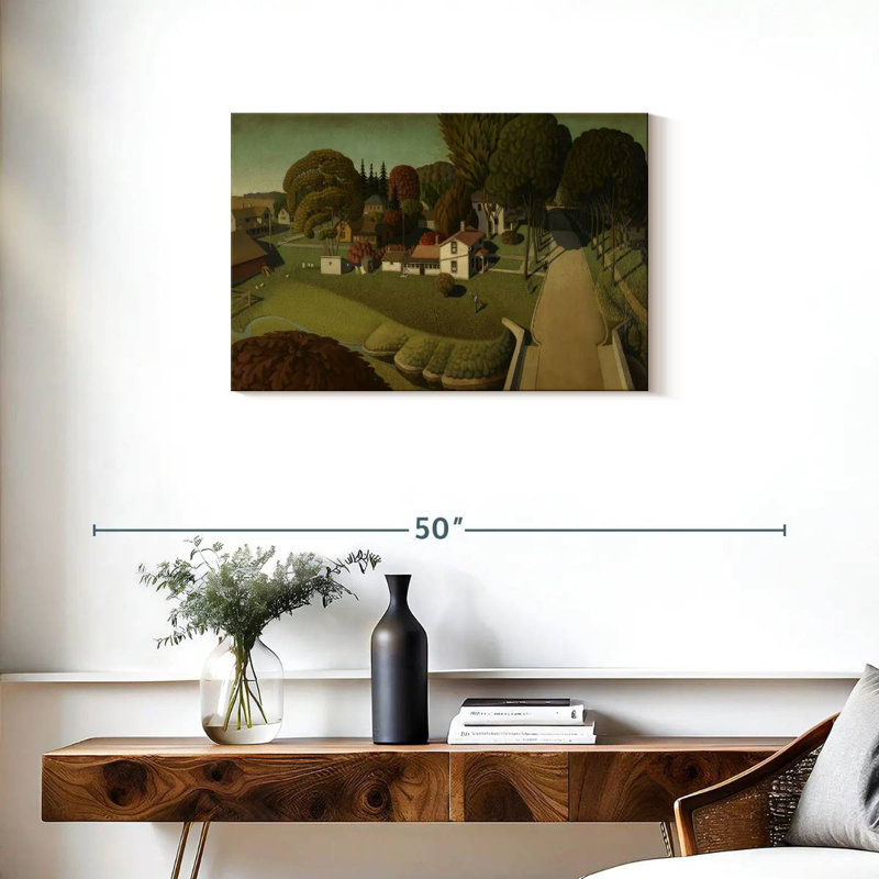 Alvord The Birthplace Of Herbert Hoover, 20" H x 30" W