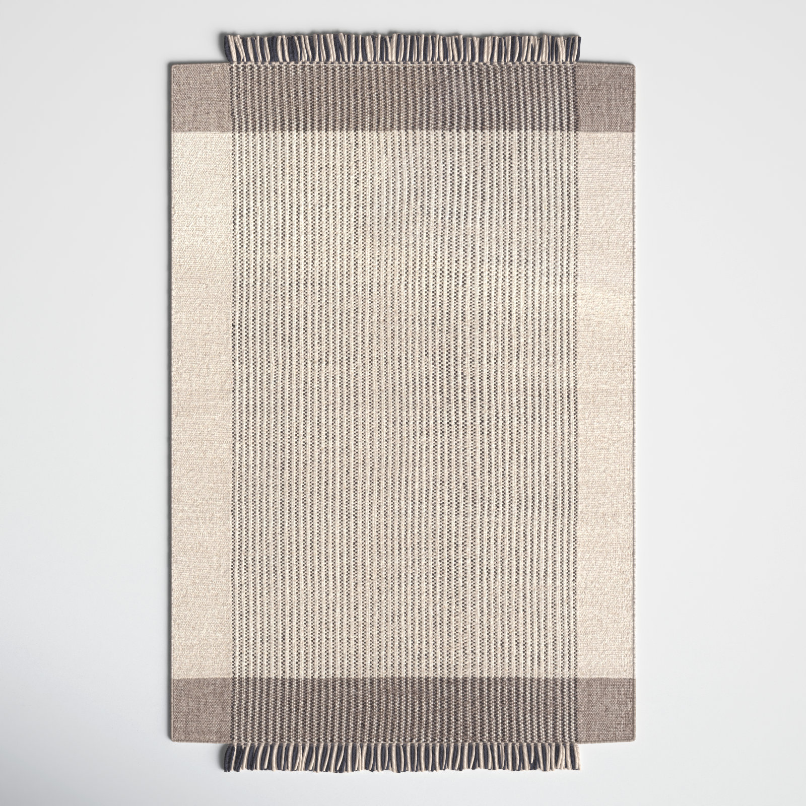 Tina Hand-Woven Striped Rug, Rectangle 2' x 3'