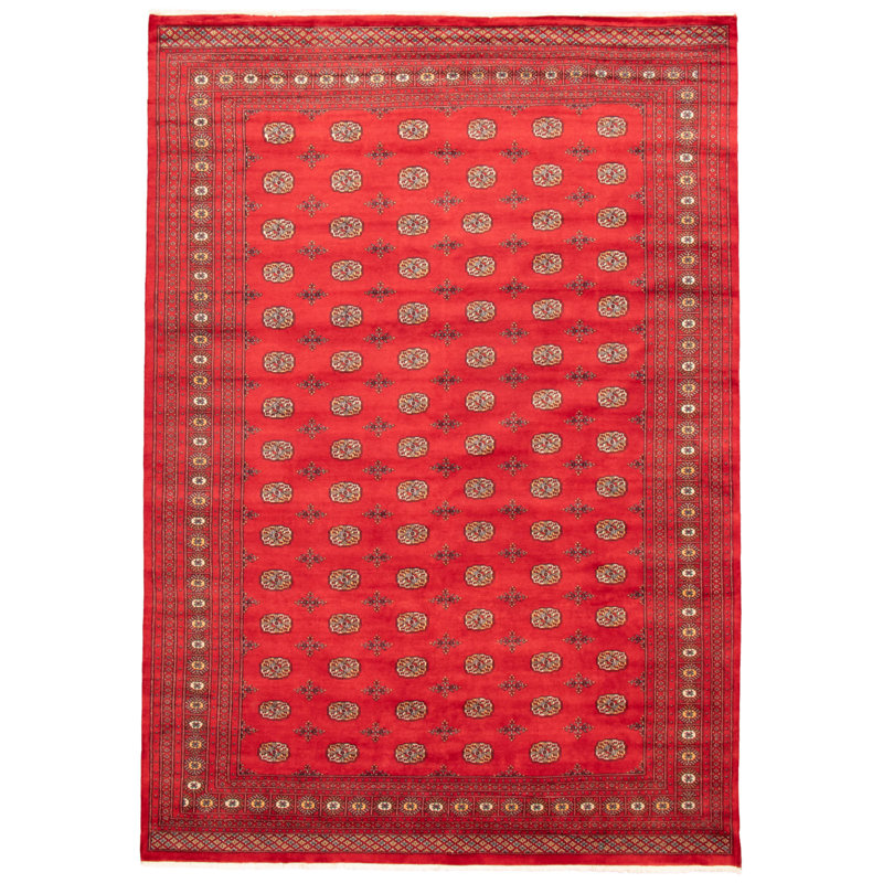 Tapis rouge Finest Peshawar Bokhara 9 pi 3 po x 12 pi 9 po