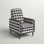 Fauteuil de 27 po de large en polyester capitonné