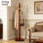 Freestanding Coat Rack With 14 Hooks, Sturdy Wooden Tree Design And Stable Disc Base For Entryway, Home Office, And Hallway Organization