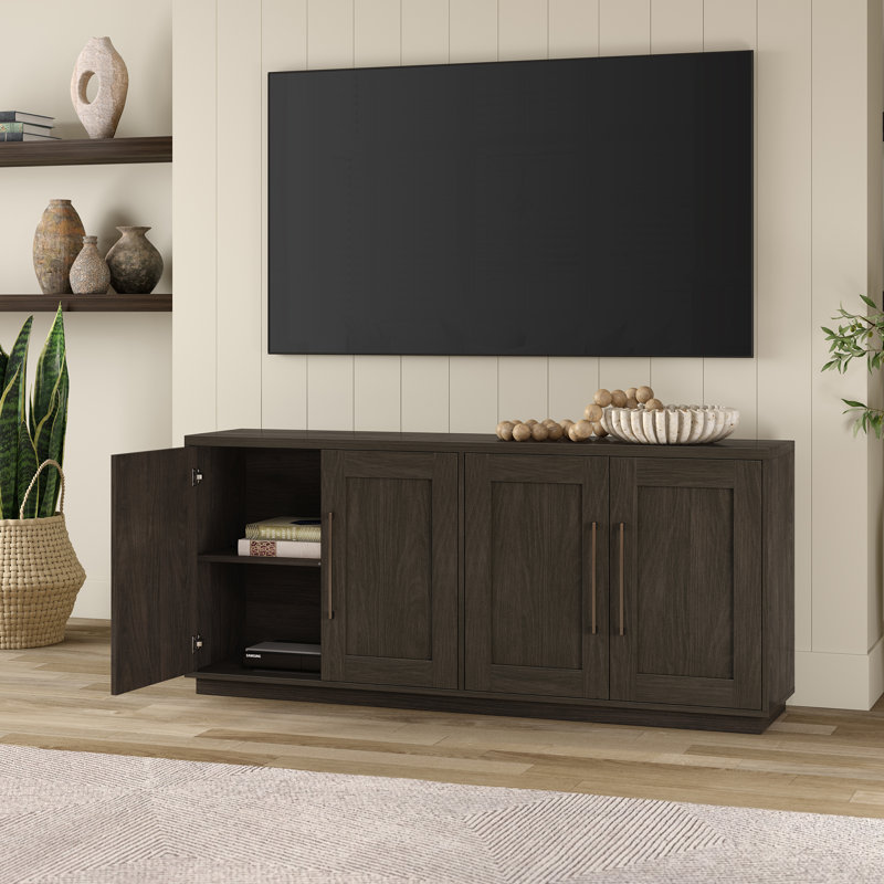 Table de buffet rectangulaire en aulne 68 po Tillman, Brun aulne