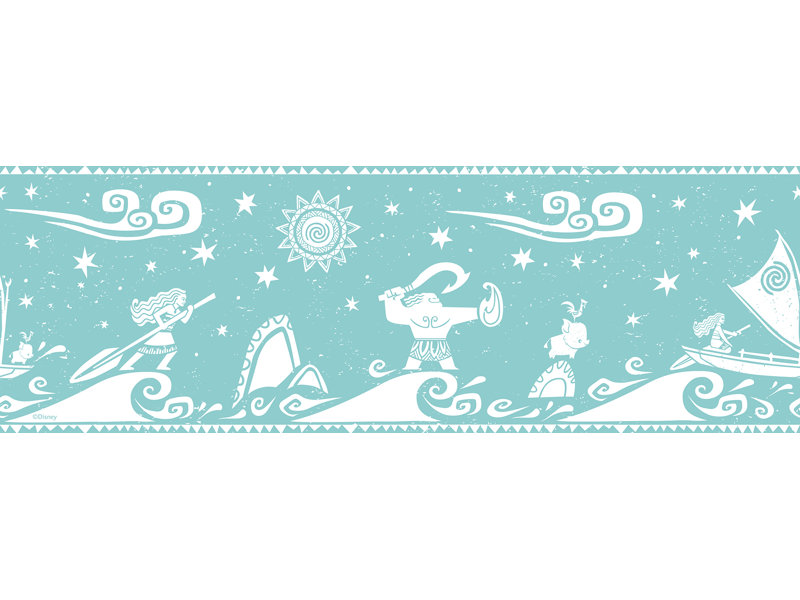 Bordure à peler et coller Disney Moana