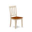 L'ensemble 5 pièces de table et chaises de cuisine comprend une table de salle à manger ronde avec Dropleaf et 4 chaises en bois massif, babeurre 42 po x 42 po-823372839-823366000-823365964