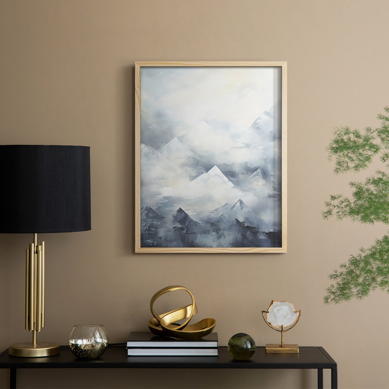 «LANDSCAPES Series CCXXXIV», reproduction encadrée - bois massif, H 11 po x l 9 po