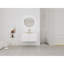 Meuble-lavabo mural 36 po avec lavabo et 2 portes à fermeture en douceur-584712561