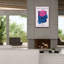 Art mural en toile Trinx «Fuchsia Peony» par Design Fabrikken, 26 po x 40 po-1936592970