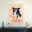 Wide Eyed Border Collie Contemporary Dog Wall Art Print 1 Piece Wrapped Canvas Wall Art-608907946