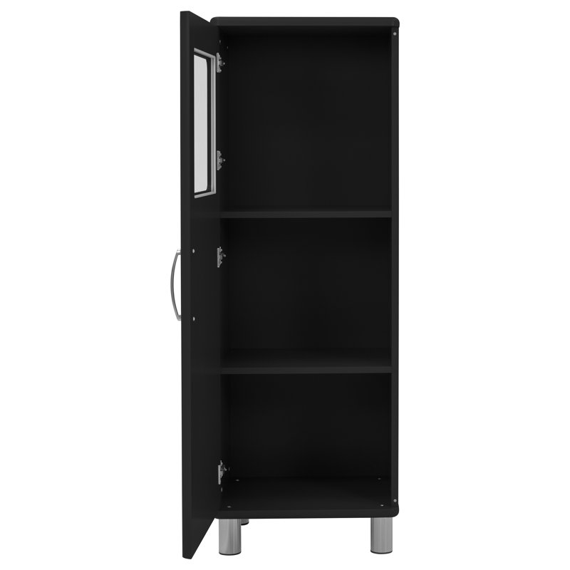 Armoire 1 porte Malibu, Noir