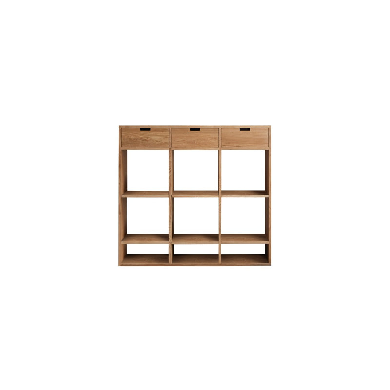 Miho Solid Wood Bookcase
