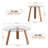 Ensemble de tables basses Modern Minimalist