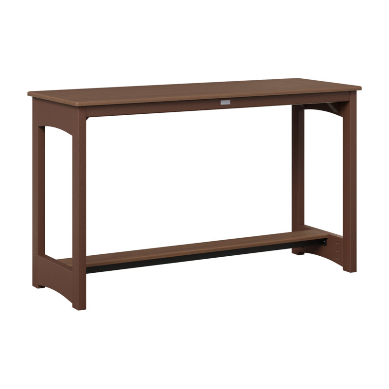 Table de jardin à hauteur de comptoir Berlin Gardens, Chocolat / Brun, Imbuia, 35.5" H x 60" W x 22" D