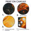 Art mural orange, orange et jaune-866885927-866885948