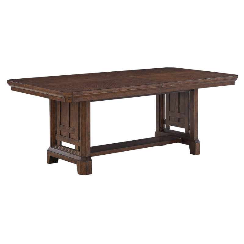 Ealy Extendable Solid Wood Base Dining Table