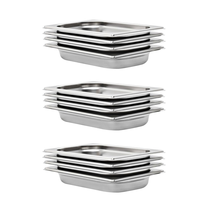 Stainless Steel Pan, 4cm H x 26.5cm W x 16.2cm D