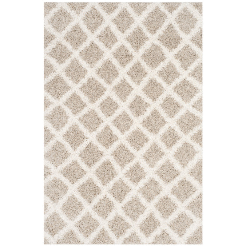 Skyleen Shag Performance Geometric Rug, Rectangle 5'1" x 7'6"
