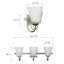 Éclairage pour meuble-lavabo en nickel satiné Bendigo-92386111