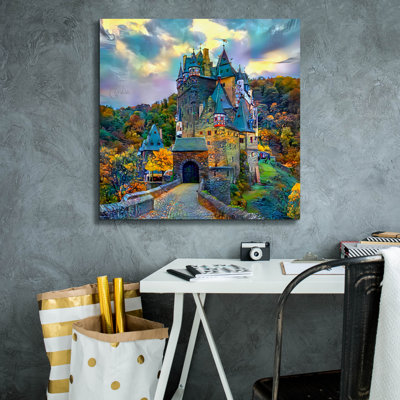  'Germany Wierschem Burg Eltz Castle' by Pedro Gavidia Canvas Wall Art, 26" x 26"