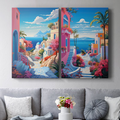Steppingstones To the Sea I-Premium Gallery Wrapped Canvas -Ready to Hang