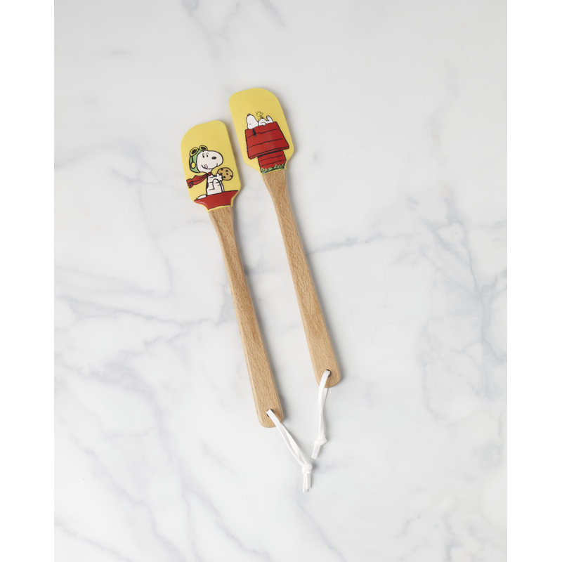 Ensemble de 2 spatules Lenox Chef Snoopy, jaune