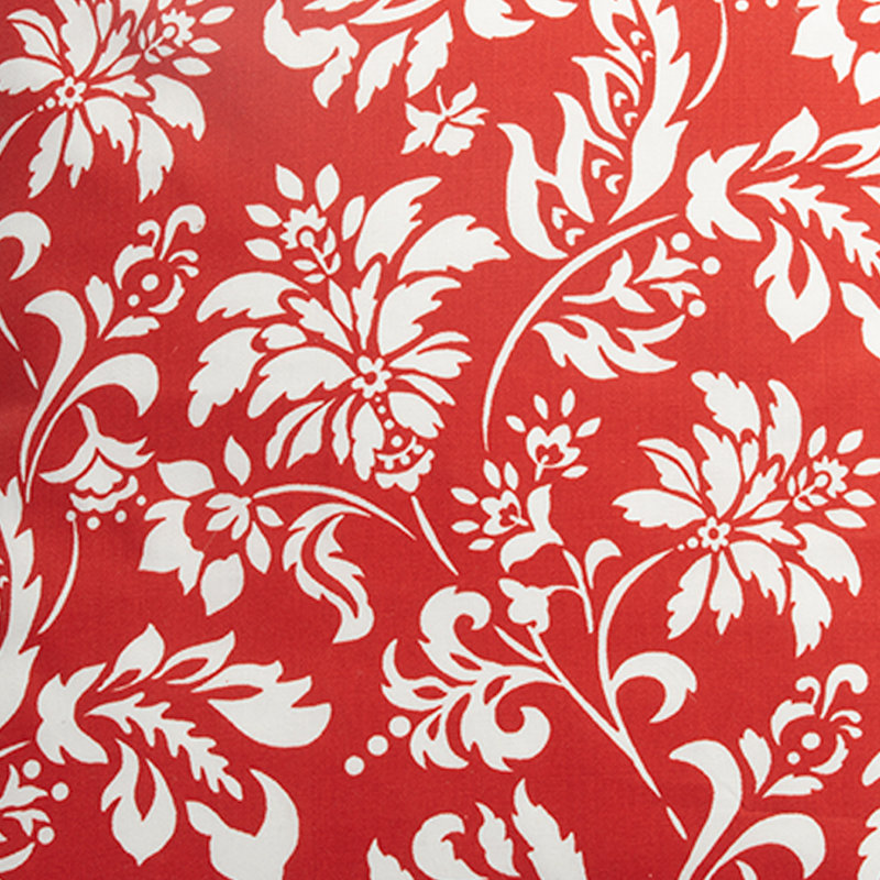 Floral Linen Reversible Throw Pillow