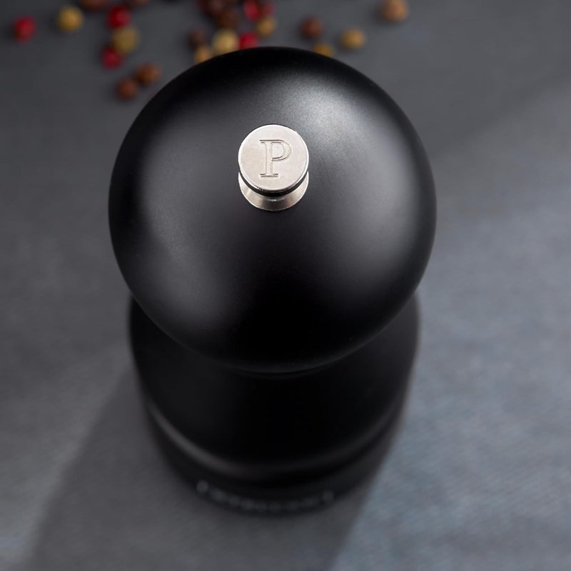 Brand Stellar Kitchen Wood No Power Source Required / Manual Pepper Mill, Black, 21cm