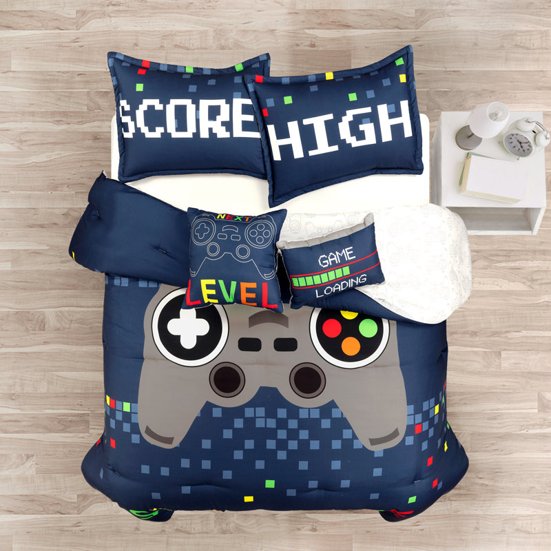 Lush Decor Video Games Reversible Comforter Set