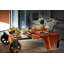 Orange Earthenware Beverage Dispenser