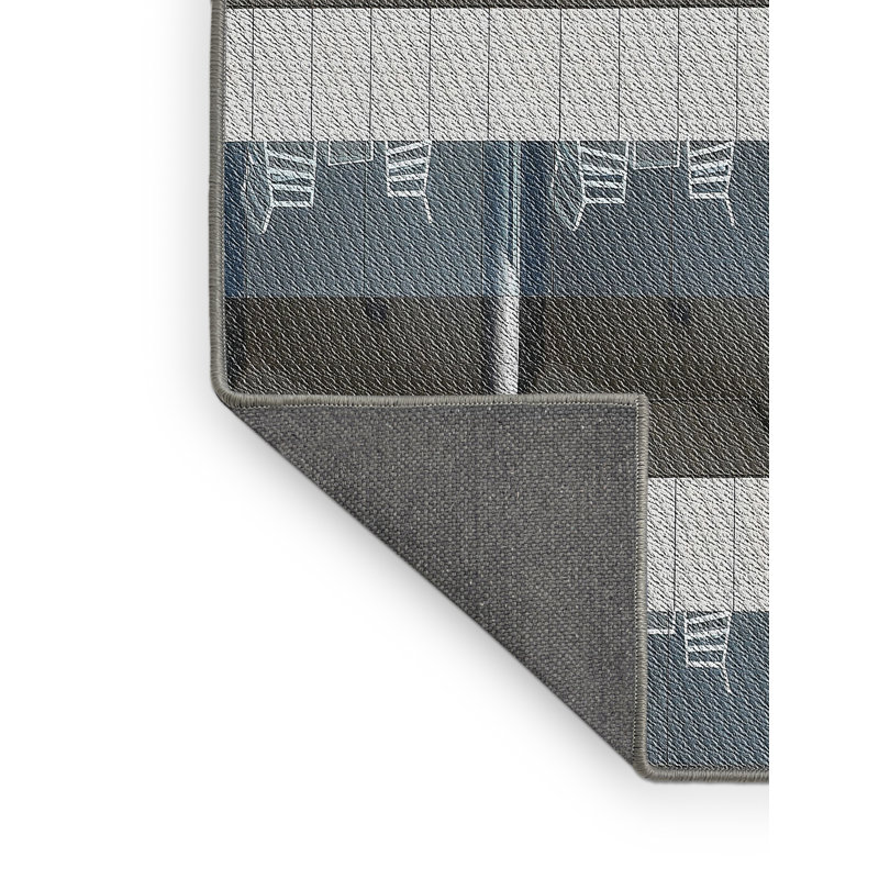 Tapis beige/gris à motifs, Rectangle 2 pi x 3 pi