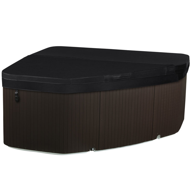 LS300 Plus 3-Person Brown and White Spa with 17 Jets
