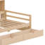 Structure de lit d'angle multifonctionnelle avec tablettes intégrées et prise de courant-226333610