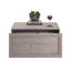 Table basse au design élégant, gris moyen