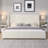 Louie Elegant Upholstered Bed With Tall Headboard-1116994588