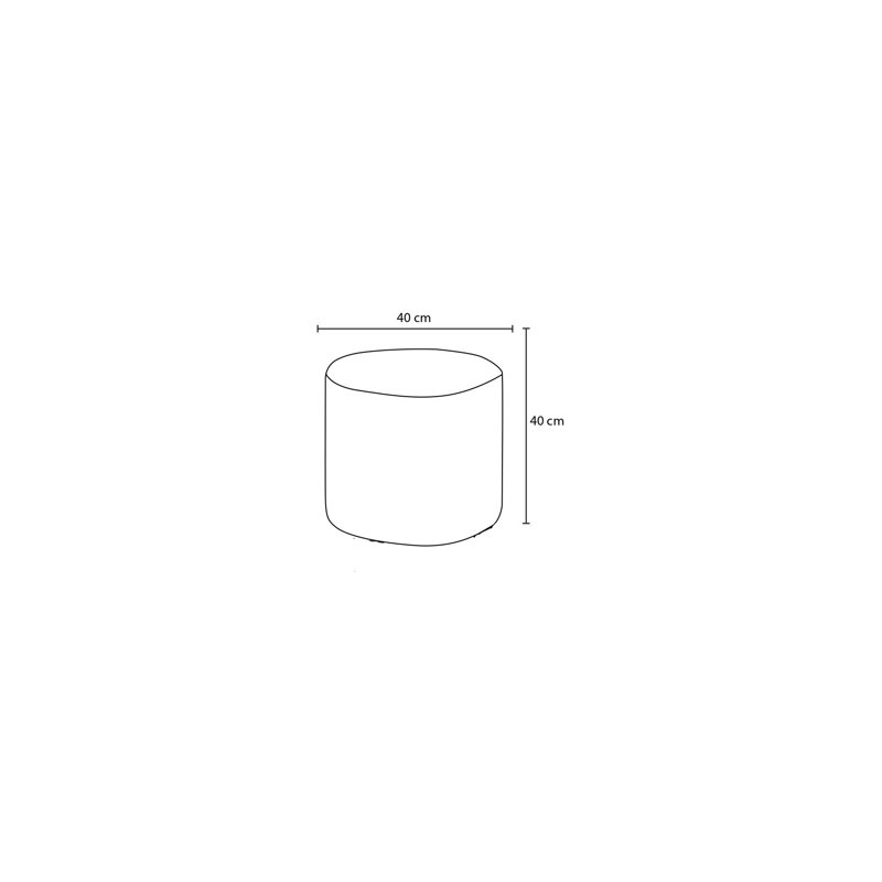 Pouf, Anthracite