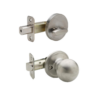 Copper Creek Single Cylinder Interior Knob with Deadbolt Entry Set