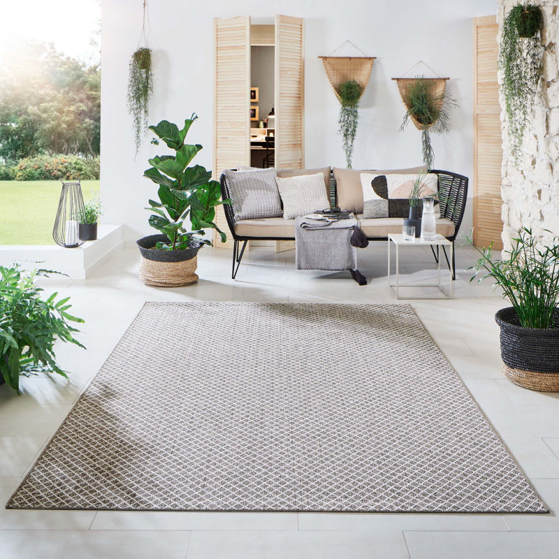 Embrya Geometric Indoor / Outdoor Area Rug, Rectangle 200 x 290cm