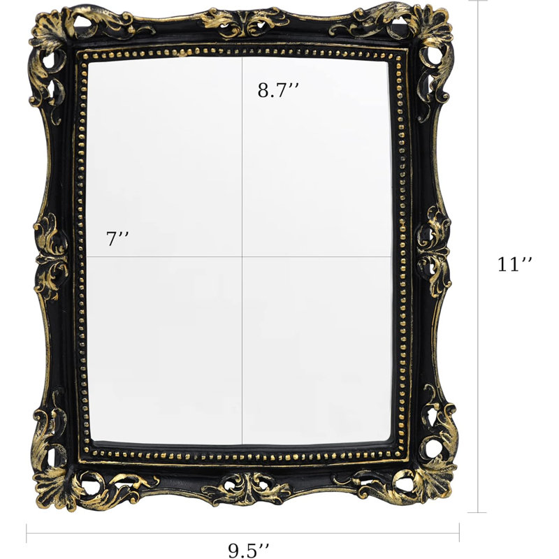 Rectangle Mirror, Black
