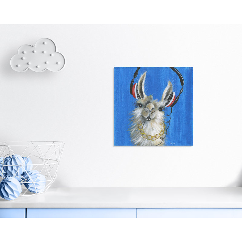 Art sur toile llama, H 24 po x l 24 po x P 1,5 po