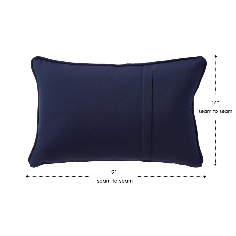  Coussin Sunbrella, Toile bleu marine
