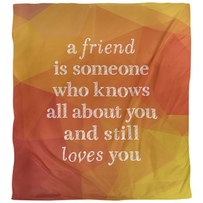 Housse de couette Love and Friendship Quote